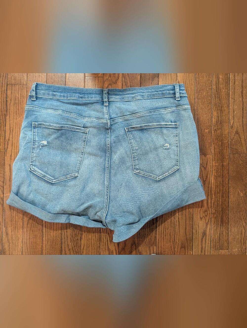 2 Pair Of Light Blue Denim Women’s Shorts